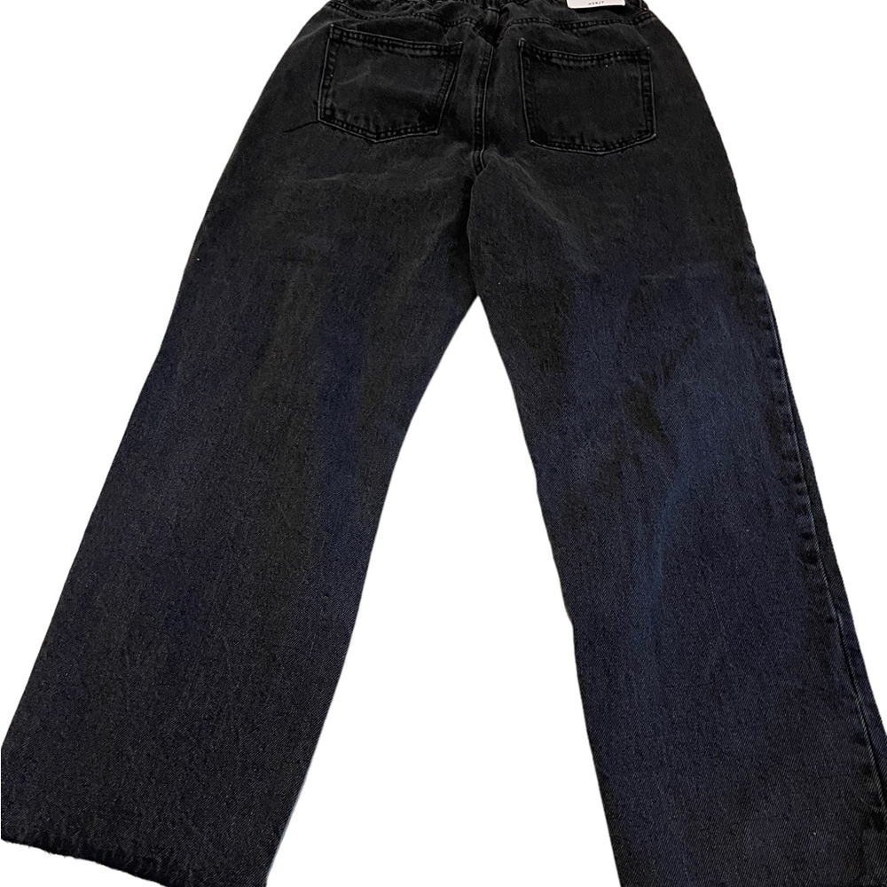 Vanilla Star | Cinch Waist Distressed Straight Leg Jeans  Super High R 28W Sz7 - Picture 2 of 2
